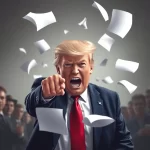 Angry donal trump