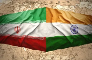 iran-india-waving-iranian-indian-flags-background-political-map-world-102371502