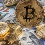 Crypto,Bitcoin,One,Dollar,Bitcoin,,Virtual,Money,And,One,Hundred