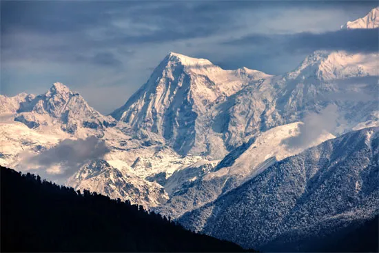 Kanchenjunga-border-Himalayas-Nepal-India